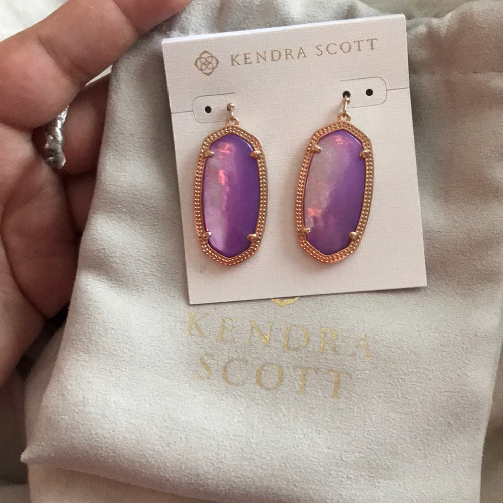 Kendra Scott LE RG and mother of Pearl Lilac Elle